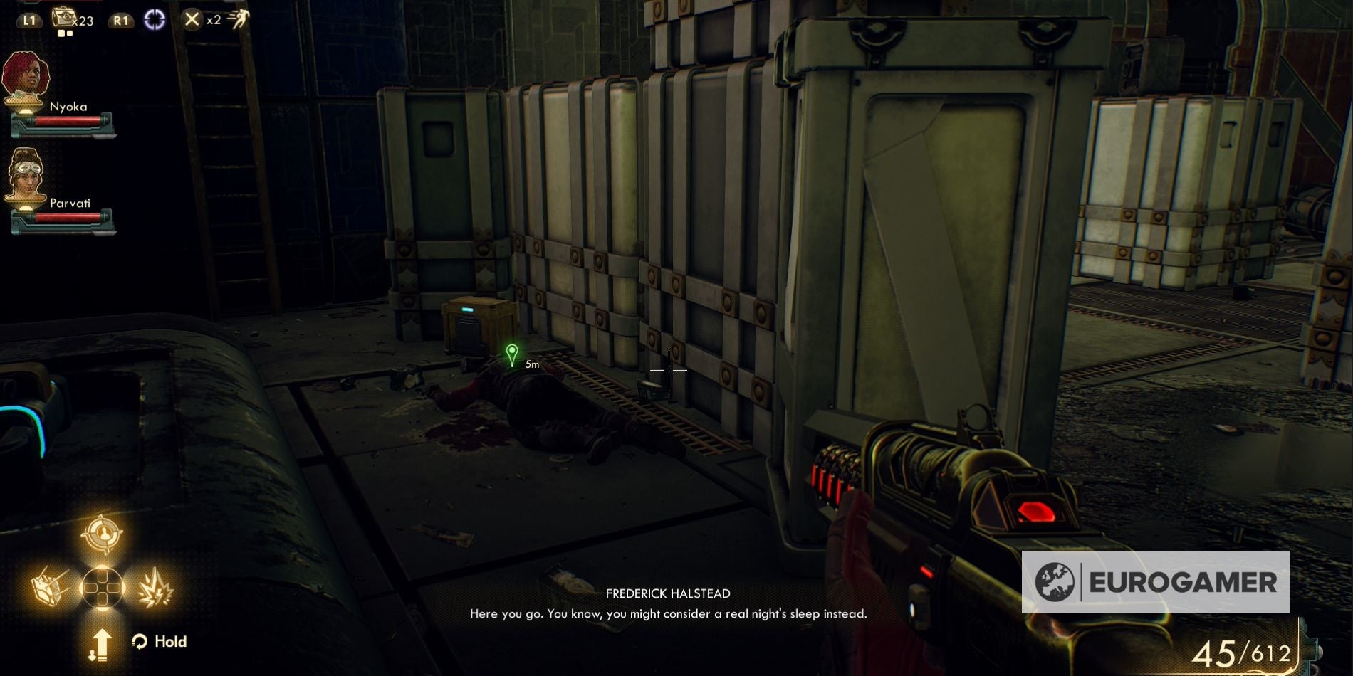 The Outer Worlds Weapons From the Void mission finding the